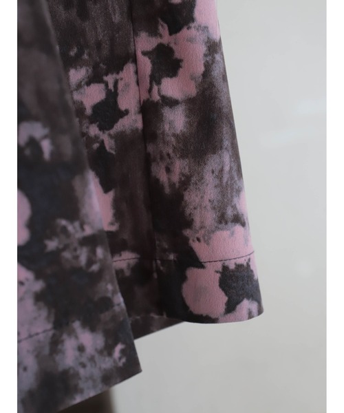 FIL DE FER（フィルデフェール）の「【予約】シャドウフラワープリント　イージーパンツ（その他パンツ・レディース・ピンク/ブラック・FREE）」の4枚目の写真
