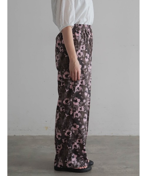FIL DE FER（フィルデフェール）の「【予約】シャドウフラワープリント　イージーパンツ（その他パンツ・レディース・ピンク/ブラック・FREE）」の14枚目の写真
