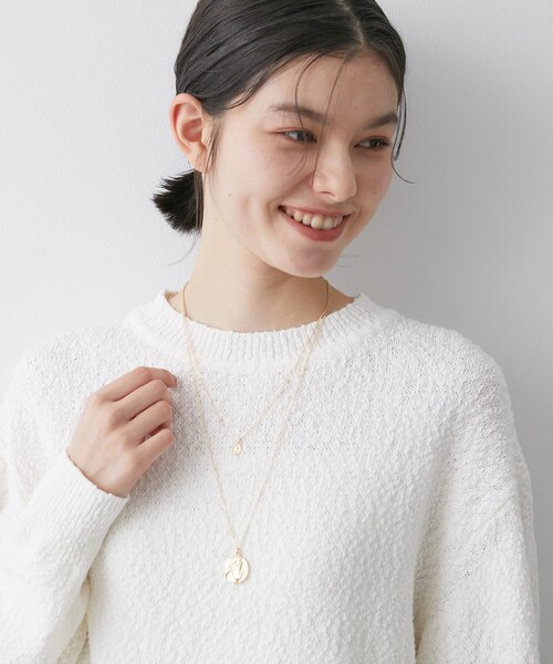 Dessin(デッサン)の「【2WAY】2連コインネックレス(ネックレス・レディース・シルバー/ゴールド・00)」の12枚目の写真