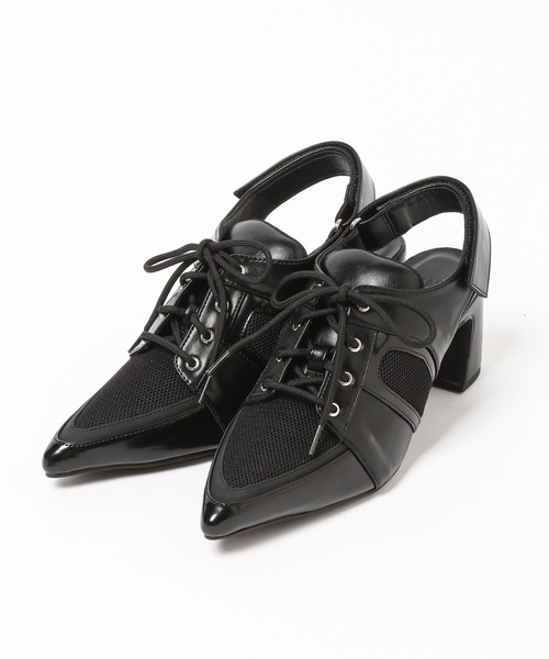 HARE（ハレ）の「ポインテッドトゥスニーカーミュール(HARE)（サンダル・レディース・ブラック・LARGE/MEDIUM）」の10枚目の写真