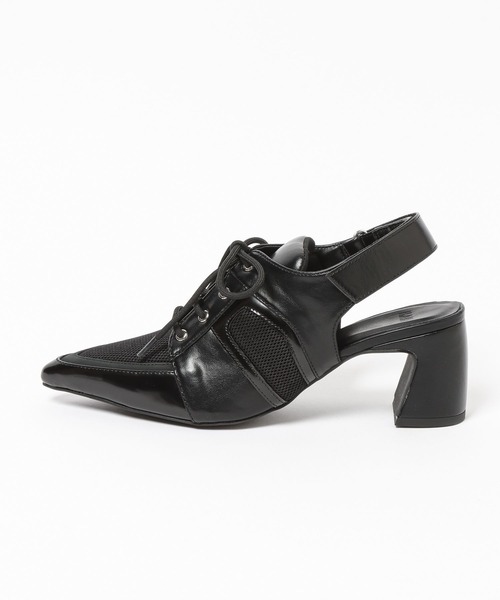 HARE（ハレ）の「ポインテッドトゥスニーカーミュール(HARE)（サンダル・レディース・ブラック・LARGE/MEDIUM）」の11枚目の写真