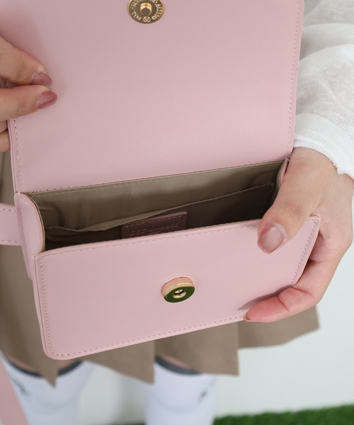 CECIL McBEE(セシルマクビー)の「Emblem Scope Case(ボディバッグ/ウエストポーチ・レディース・ピンク/ホワイト/ベージュ・F)」の13枚目の写真