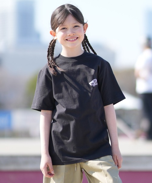 VANS（バンズ）の「VANS/バンズ キッズ 半袖 Tシャツ ロゴ バックプリント DOUBLE STANDARD VN000T30（Tシャツ/カットソー・キッズ・ホワイト/ブラック・150cm/140cm/130cm）」の11枚目の写真
