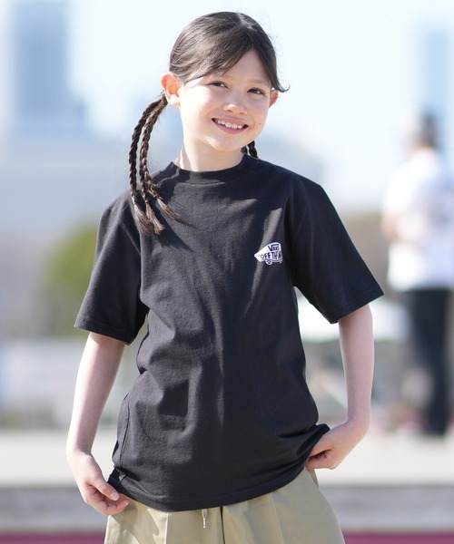 VANS（バンズ）の「VANS/バンズ キッズ 半袖 Tシャツ ロゴ バックプリント DOUBLE STANDARD VN000T30（Tシャツ/カットソー・キッズ・ホワイト/ブラック・150cm/140cm/130cm）」の12枚目の写真