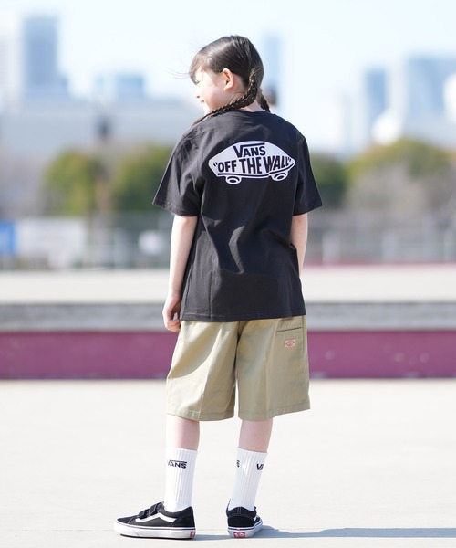 VANS（バンズ）の「VANS/バンズ キッズ 半袖 Tシャツ ロゴ バックプリント DOUBLE STANDARD VN000T30（Tシャツ/カットソー・キッズ・ホワイト/ブラック・150cm/140cm/130cm）」の15枚目の写真