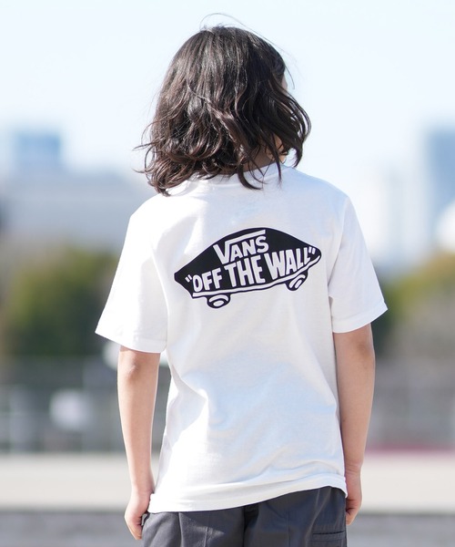 VANS（バンズ）の「VANS/バンズ キッズ 半袖 Tシャツ ロゴ バックプリント DOUBLE STANDARD VN000T30（Tシャツ/カットソー・キッズ・ホワイト/ブラック・150cm/140cm/130cm）」の5枚目の写真