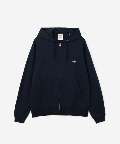 DANTON（ダントン）の「DANTON | コットンテリー ジップパーカー MEN（パーカー・メンズ・ネイビー/ダークグリーン/グレー・40/44/42）」の3枚目の写真