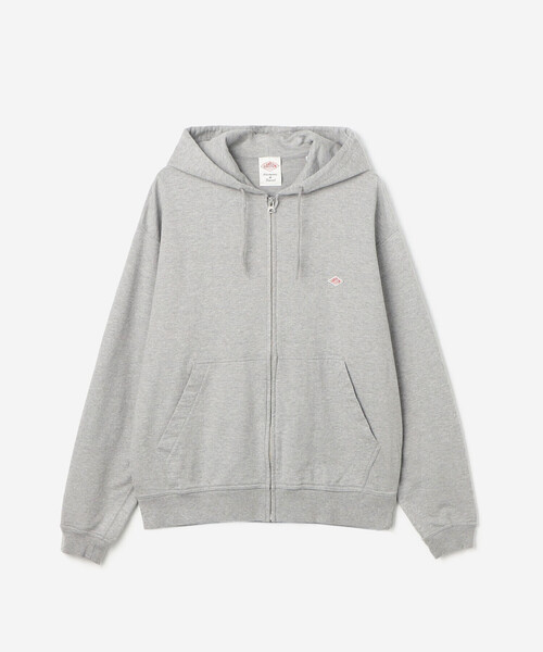 DANTON（ダントン）の「DANTON | コットンテリー ジップパーカー MEN（パーカー・メンズ・ネイビー/ダークグリーン/グレー・40/44/42）」の4枚目の写真