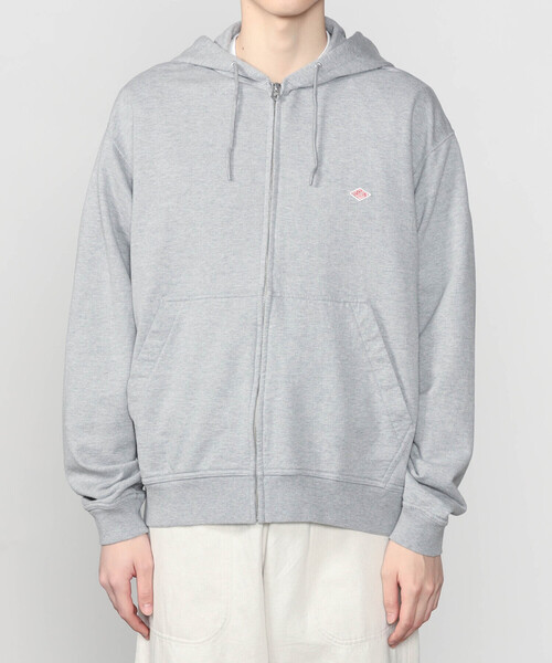 DANTON（ダントン）の「DANTON | コットンテリー ジップパーカー MEN（パーカー・メンズ・ネイビー/ダークグリーン/グレー・40/44/42）」の11枚目の写真