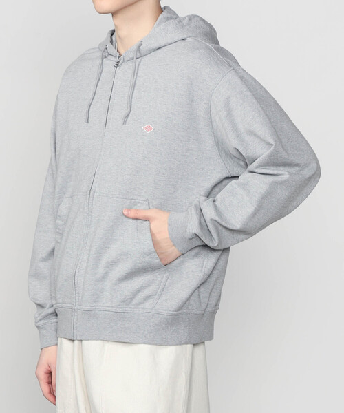 DANTON（ダントン）の「DANTON | コットンテリー ジップパーカー MEN（パーカー・メンズ・ネイビー/ダークグリーン/グレー・40/44/42）」の14枚目の写真