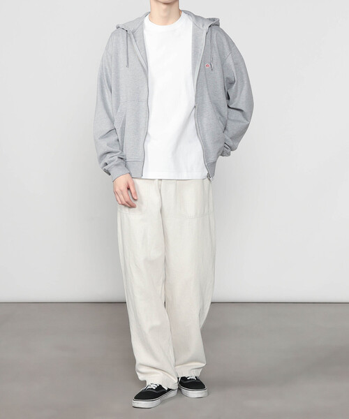 DANTON（ダントン）の「DANTON | コットンテリー ジップパーカー MEN（パーカー・メンズ・ネイビー/ダークグリーン/グレー・40/44/42）」の15枚目の写真