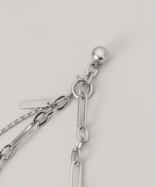 JUSTINE CLENQUET（ジュスティーヌクランケ）の「【JUSTINE CLENQUET/ジャスティーヌ クランケ】 ALI NECKLACE（ネックレス・レディース・シルバー・FREE）」の3枚目の写真