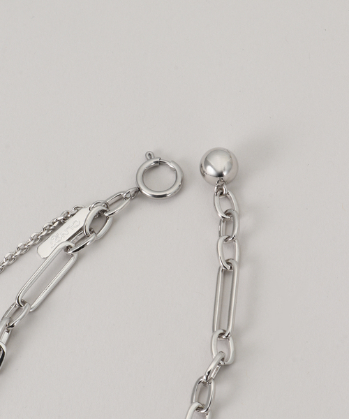 JUSTINE CLENQUET（ジュスティーヌクランケ）の「【JUSTINE CLENQUET/ジャスティーヌ クランケ】 ALI NECKLACE（ネックレス・レディース・シルバー・FREE）」の4枚目の写真