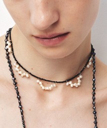 les bonbon（ルボンボン）の「【les bonbon】dentelle noir choker/ダンテル ノワール チョーカー（チョーカー）」