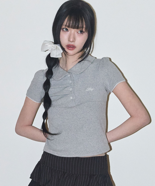 ILLIGO(イリゴ)の「ドットピンタックカラーTメランジ(Tシャツ/カットソー・レディース・その他・OS)」の13枚目の写真
