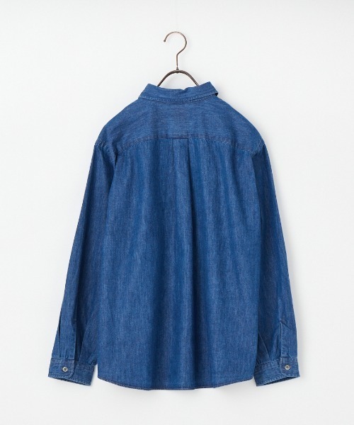 DANTON（ダントン）の「[DANTON/ダントン] レギュラーカラー ダンガリーデニムシャツ（シャツ/ブラウス・レディース・ブルー・38/36）」の16枚目の写真