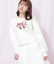 JILL by JILL STUART（ジルバイジルスチュアート）の「チェリーロゴスウェット（スウェット）」