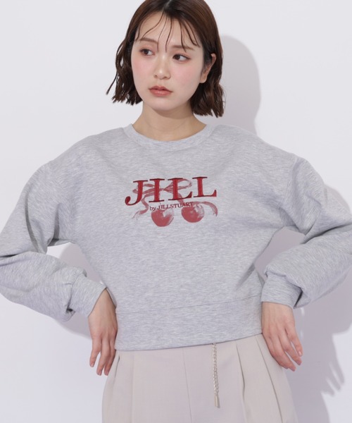 JILL by JILL STUART(ジルバイジルスチュアート)の「チェリーロゴスウェット(スウェット・レディース・ネイビー/グレー/ホワイト・FREE)」の6枚目の写真
