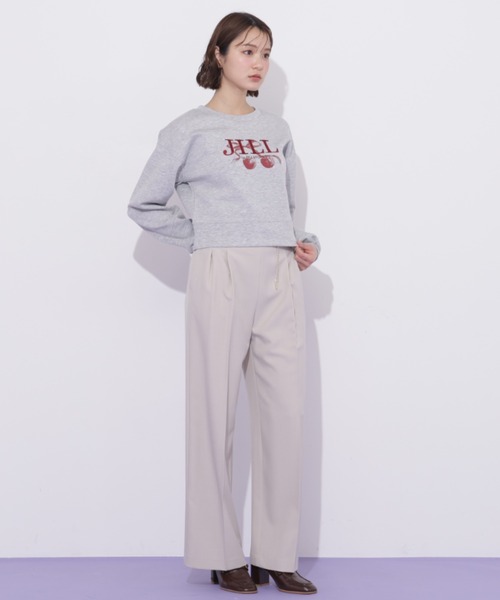 JILL by JILL STUART(ジルバイジルスチュアート)の「チェリーロゴスウェット(スウェット・レディース・ネイビー/グレー/ホワイト・FREE)」の11枚目の写真