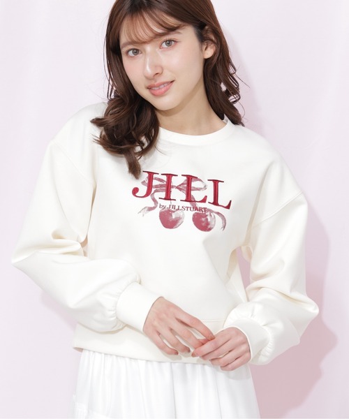 JILL by JILL STUART(ジルバイジルスチュアート)の「チェリーロゴスウェット(スウェット・レディース・ネイビー/グレー/ホワイト・FREE)」の19枚目の写真