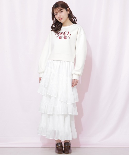 チェリーロゴスウェット（スウェット）｜JILL by JILL STUART