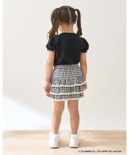 Lycee mine（リセマイン）の「【サンリオキャラクターズ】【速乾・UV・型崩れしない】いちごのおうちプリントTシャツ（Tシャツ/カットソー・キッズ・レッド/オフホワイト/ブラック/ライトピンク/ラベンダー・100cm/110cm/130cm/120cm/140cm）」の20枚目の写真