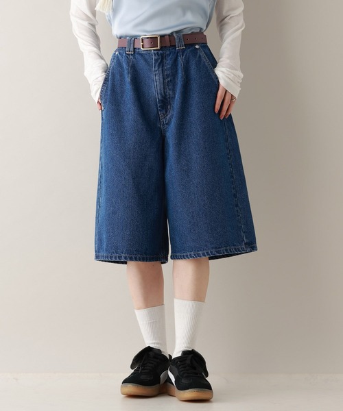 RAGEBLUE(レイジブルー)の「ステッチデザイン/デニムショートパンツ/セットアップ対応(デニムパンツ・レディース・ブルー/ブラック・FREE)」の15枚目の写真