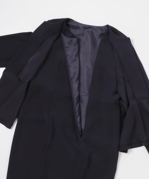 URBAN RESEARCH ROSSO WOMEN(アーバンリサーチ ロッソ)の「kaene フレアジャケットセットワンピース(ワンピース・レディース・ベージュ/ネイビー・MEDIUM)」の21枚目の写真