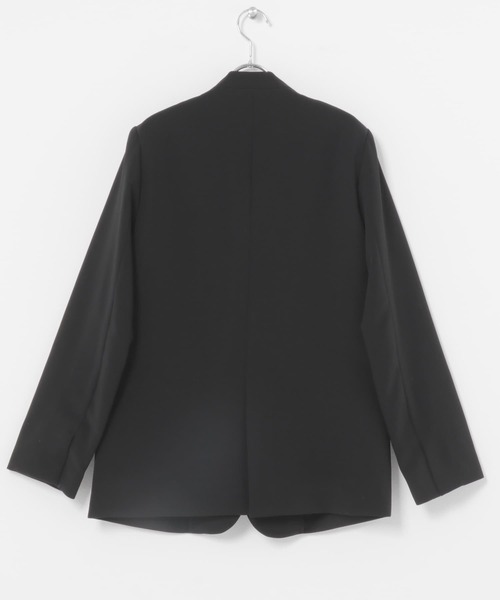 URBAN RESEARCH ROSSO WOMEN(アーバンリサーチ ロッソ)の「ELENDEEK LAYERED COLLARLESS JACKET(ノーカラージャケット・レディース・ブラック・FREE)」の5枚目の写真