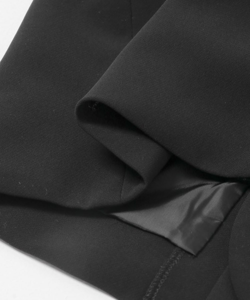 URBAN RESEARCH ROSSO WOMEN(アーバンリサーチ ロッソ)の「ELENDEEK LAYERED COLLARLESS JACKET(ノーカラージャケット・レディース・ブラック・FREE)」の7枚目の写真