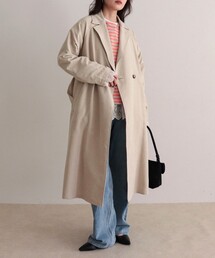 fredy emue | スウェードライクピーチコート(トレンチコート)