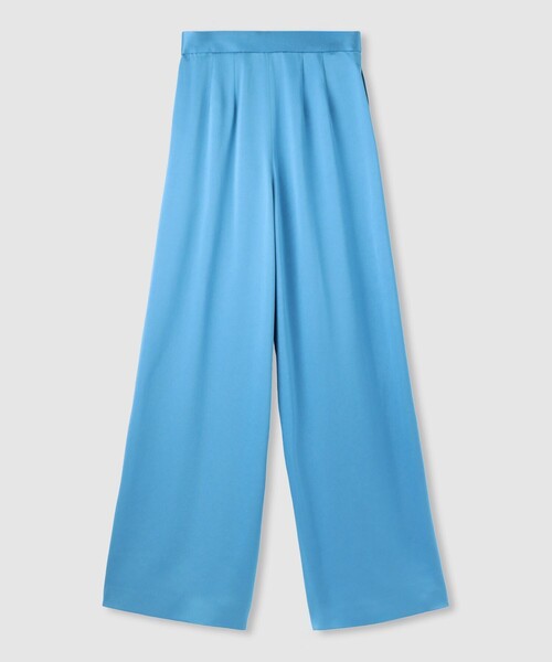 LOULOU WILLOUGHBY（ルルウィルビー）の「【LOULOU WILLOUGHBY】サテンタックパンツ（その他パンツ・レディース・カーキ/ブラック/ブルー・2/1）」の6枚目の写真