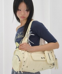 FANCY CLUB | A'GEM/9 × .kom 『FANCY CLUB/ファンシークラブ』 [SET] VEIL STUD BAG & WALLET /ベールスタッドバッグ＆ウォレット(ショルダーバッグ)