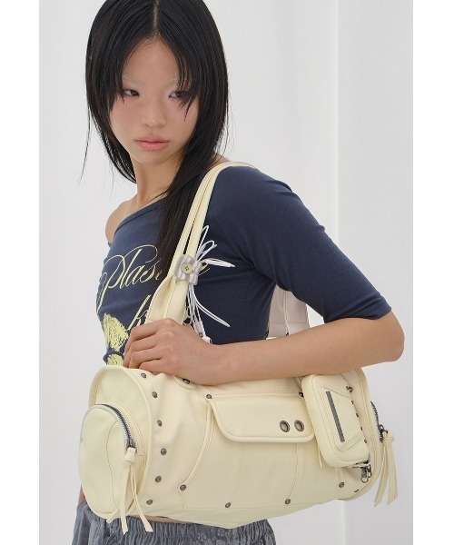 A'GEM/9 × .kom 『FANCY CLUB/ファンシークラブ』 [SET] VEIL STUD BAG