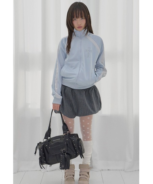 FANCY CLUB（ファンシークラブ）の「A'GEM/9 × .kom 『FANCY CLUB/ファンシークラブ』 [SET] VEIL STUD BAG & WALLET /ベールスタッドバッグ＆ウォレット（ショルダーバッグ・レディース・イエロー/ブラック/ピンク・FREE）」の8枚目の写真