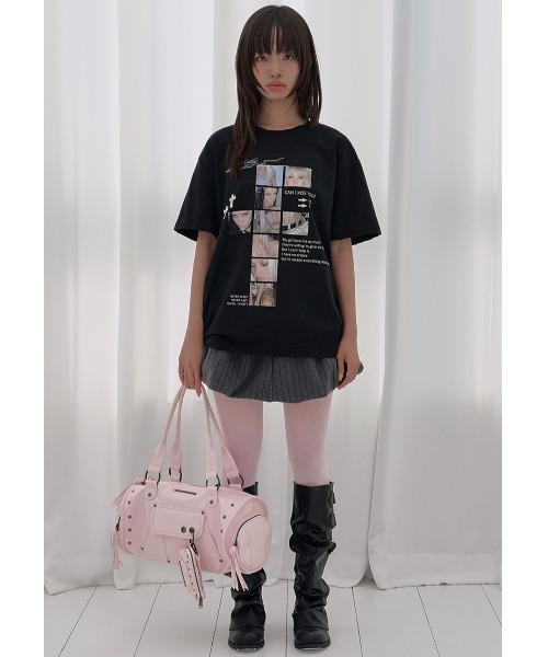 FANCY CLUB（ファンシークラブ）の「A'GEM/9 × .kom 『FANCY CLUB/ファンシークラブ』 [SET] VEIL STUD BAG & WALLET /ベールスタッドバッグ＆ウォレット（ショルダーバッグ・レディース・イエロー/ブラック/ピンク・FREE）」の13枚目の写真