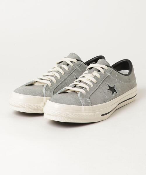 CONVERSE(コンバース)の「CONVERSE/コンバース/ONE STAR J SUEDE/ワンスターJ スエード(スニーカー・メンズ・グレー・7.5/9.5/8.5/9/8)」の2枚目の写真