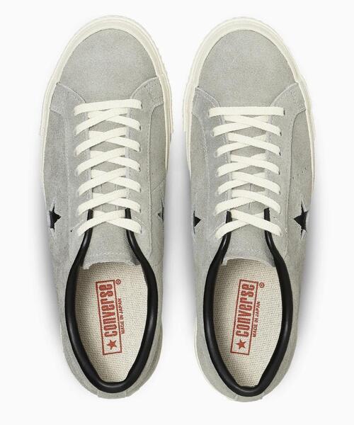 CONVERSE(コンバース)の「CONVERSE/コンバース/ONE STAR J SUEDE/ワンスターJ スエード(スニーカー・メンズ・グレー・7.5/9.5/8.5/9/8)」の3枚目の写真