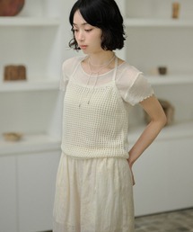 crinkle crinkle crinkle】frill gather volume camisole/フリル