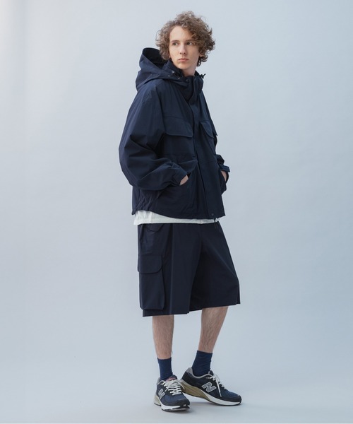 +phenix（プラスフェニックス）の「+phenix(プラスフェニックス) TECH WIDE CARGO SHORTS / テック ワイド カーゴショーツ（カーゴパンツ・メンズ・ブラック/ネイビー・XL/L/M）」の19枚目の写真