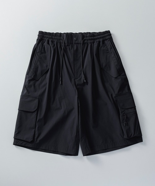 +phenix（プラスフェニックス）の「+phenix(プラスフェニックス) TECH WIDE CARGO SHORTS / テック ワイド カーゴショーツ（カーゴパンツ・メンズ・ブラック/ネイビー・XL/L/M）」の20枚目の写真