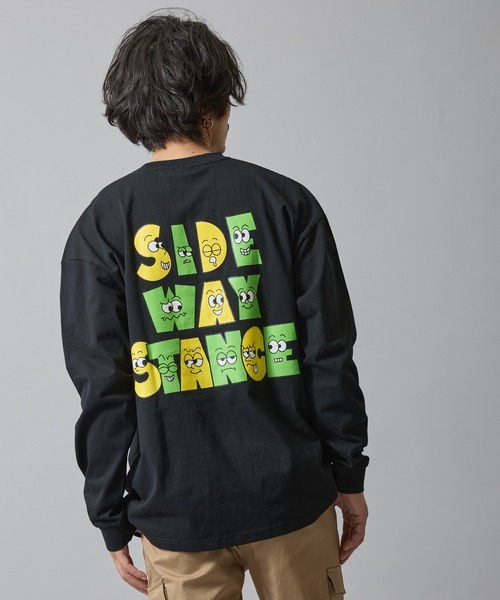 SIDEWAY STANCE(サイドウェイスタンス)の「【SIDEWAY STANCE】グラフィック プリント ロンT(Tシャツ/カットソー・メンズ・ブラック系/ブラック/ブラック系4/ホワイト系5/ホワイト系3/ホワイト系1/ホワイト系/ホワイト系7/ブラック系7/ブラック系6/ブラック系5/ホワイト系2/ホワイト/ブラック系3/ブラック系1/ホワイト系6/ホワイト系4/ブラック系2・X-LARGE/MEDIUM/SMALL/LARGE)」の14枚目の写真
