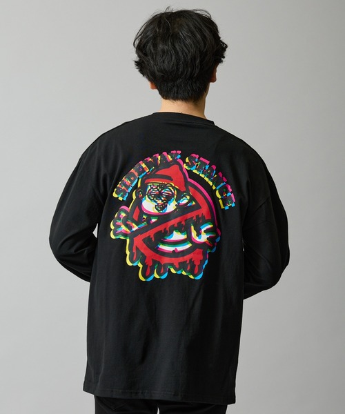 SIDEWAY STANCE(サイドウェイスタンス)の「【SIDEWAY STANCE】グラフィック プリント ロンT(Tシャツ/カットソー・メンズ・ブラック系/ブラック/ブラック系4/ホワイト系5/ホワイト系3/ホワイト系1/ホワイト系/ホワイト系7/ブラック系7/ブラック系6/ブラック系5/ホワイト系2/ホワイト/ブラック系3/ブラック系1/ホワイト系6/ホワイト系4/ブラック系2・X-LARGE/MEDIUM/SMALL/LARGE)」の15枚目の写真