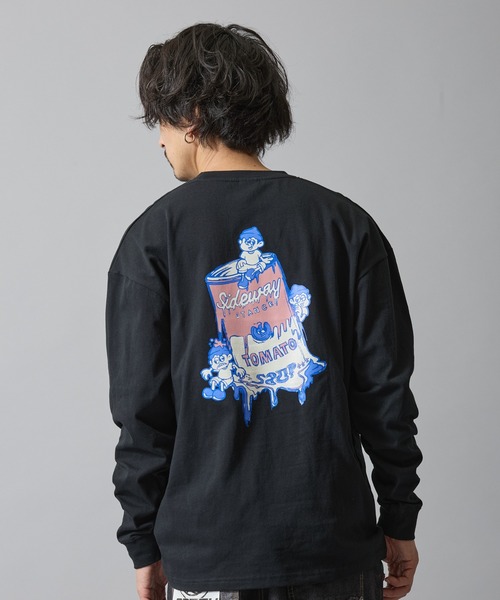 SIDEWAY STANCE(サイドウェイスタンス)の「【SIDEWAY STANCE】グラフィック プリント ロンT(Tシャツ/カットソー・メンズ・ブラック系/ブラック/ブラック系4/ホワイト系5/ホワイト系3/ホワイト系1/ホワイト系/ホワイト系7/ブラック系7/ブラック系6/ブラック系5/ホワイト系2/ホワイト/ブラック系3/ブラック系1/ホワイト系6/ホワイト系4/ブラック系2・X-LARGE/MEDIUM/SMALL/LARGE)」の17枚目の写真