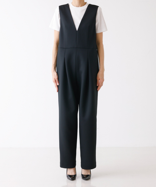 DESIGNWORKS(デザインワークス)の「ポリエステルストレッチダンボールオールインワン(その他パンツ・レディース・ブラック・38)」の5枚目の写真