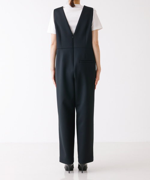 DESIGNWORKS(デザインワークス)の「ポリエステルストレッチダンボールオールインワン(その他パンツ・レディース・ブラック・38)」の7枚目の写真
