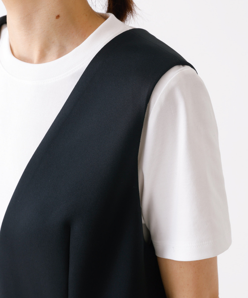 DESIGNWORKS(デザインワークス)の「ポリエステルストレッチダンボールオールインワン(その他パンツ・レディース・ブラック・38)」の9枚目の写真