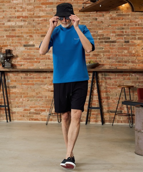 Maison code 13（メゾンコードサーティーン）の「mp14764-stretch oxford slacks shorts ショートパンツ(M26S-04)（その他パンツ・メンズ・チャコール/ブラック・S/M/L）」の6枚目の写真