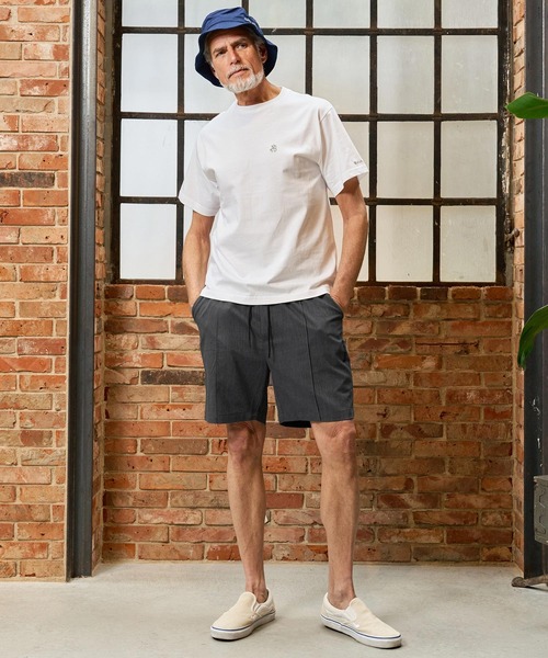 Maison code 13（メゾンコードサーティーン）の「mp14764-stretch oxford slacks shorts ショートパンツ(M26S-04)（その他パンツ・メンズ・チャコール/ブラック・S/M/L）」の13枚目の写真