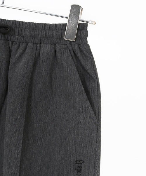 Maison code 13（メゾンコードサーティーン）の「mp14764-stretch oxford slacks shorts ショートパンツ(M26S-04)（その他パンツ・メンズ・チャコール/ブラック・S/M/L）」の20枚目の写真
